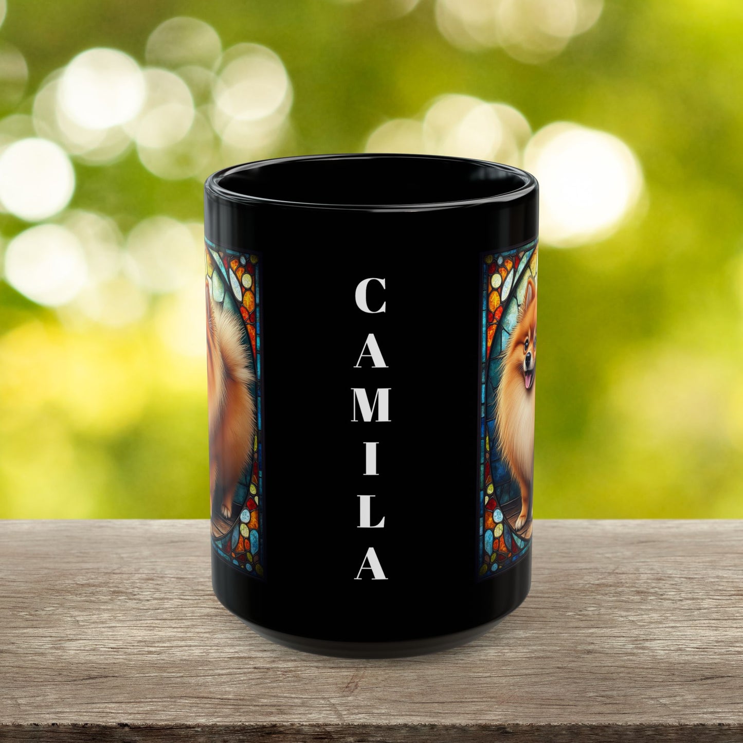 Pomeranian (Red Sable) Personalized Dog Breed Mug, Pet Lover Mug, Dog Coffee Mug, Custom Name Mug, Dog Lover Gift, Dog-Themed Mug