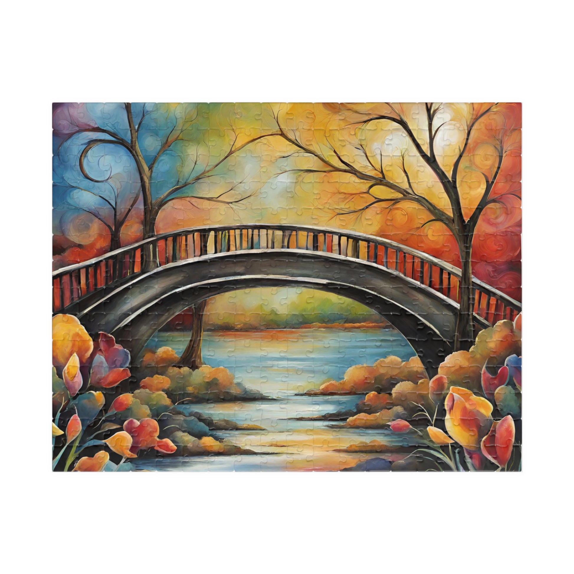 Bridge To Promoting Mental Well-being - Piece Together Strength Puzzle