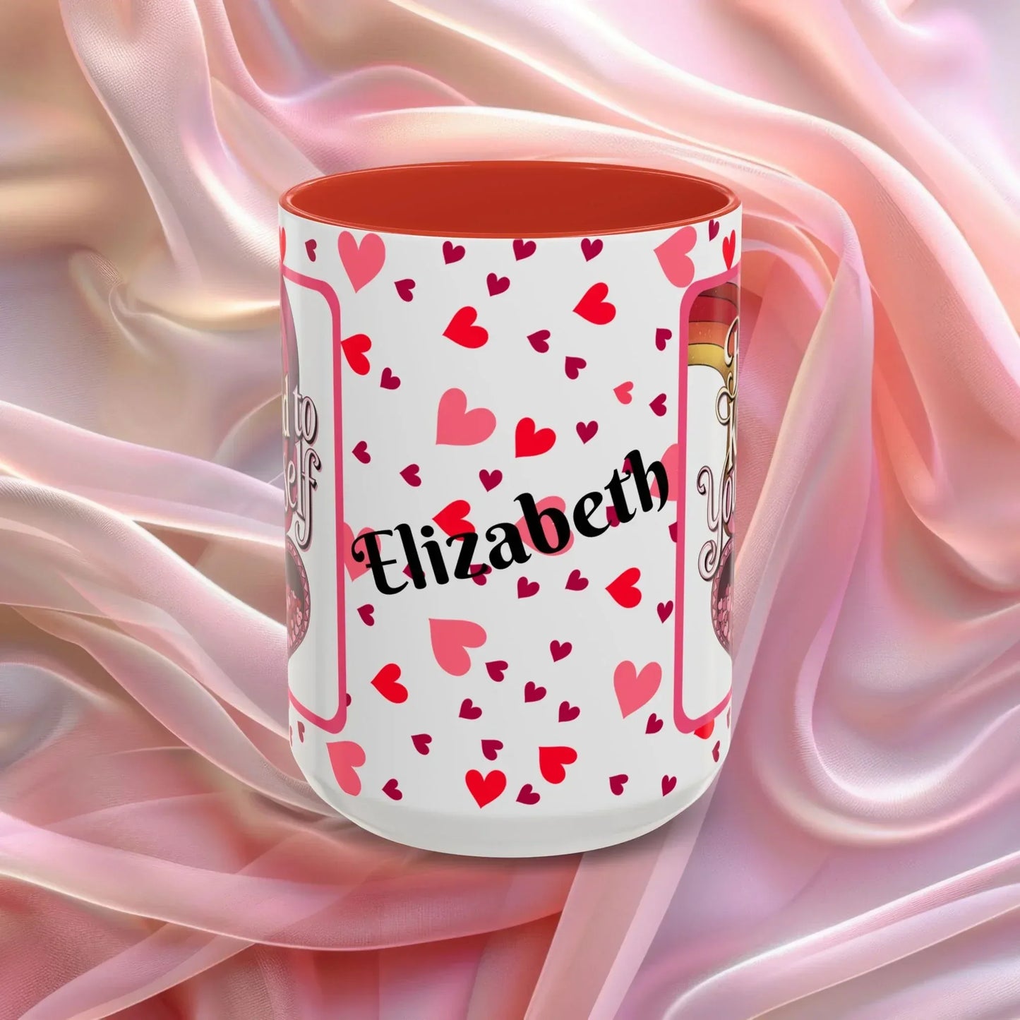 Shop our premium be kind yourself valentines day mug from MySisterIsASurvivor.