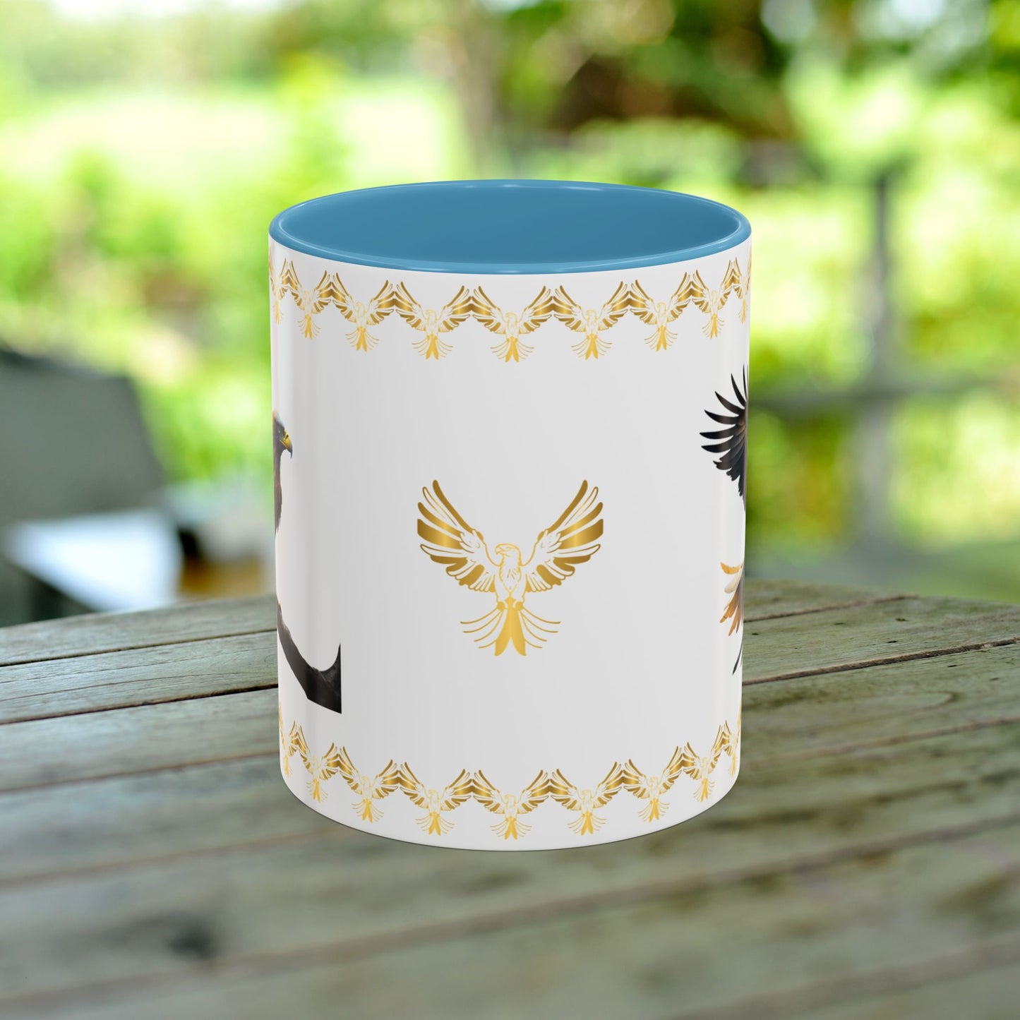 Sky Majesty Triumph Mug offering hope, resilience, and empowering strength for mental health support.