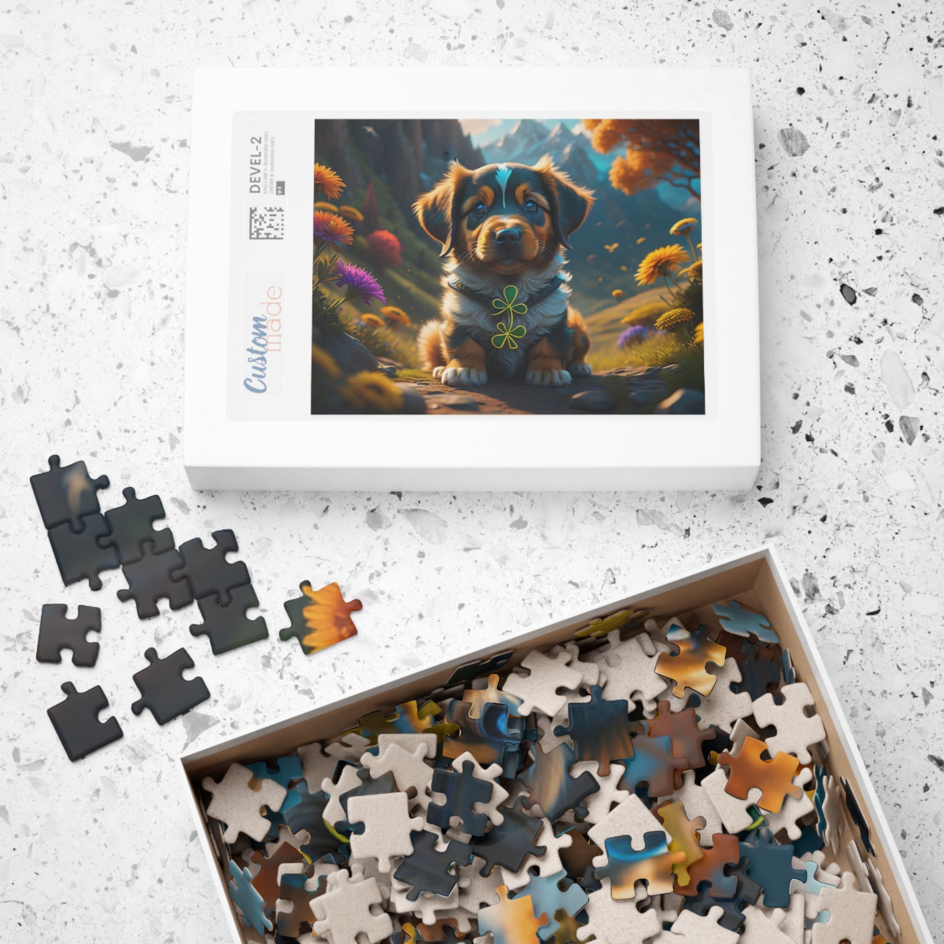 Pup-tastic Serenity - St. Patrick's Day Mental Health Puzzle
