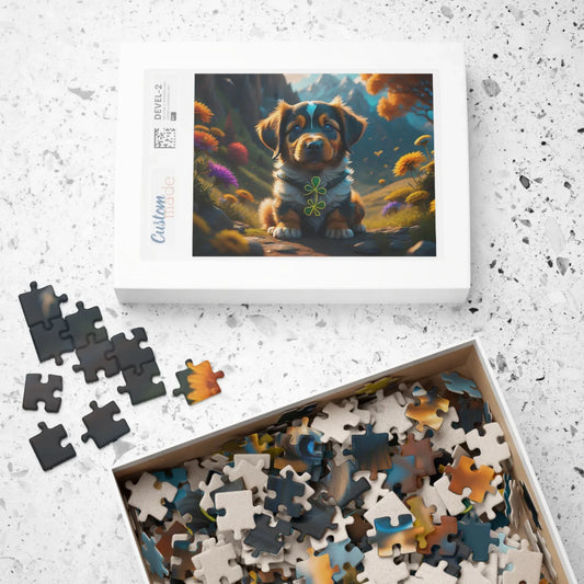 Shop our pup tastic serenity st patricks day mental health puzzle featuring the 1014 pcs (Horizontal) style option from MySisterIsASurvivor.