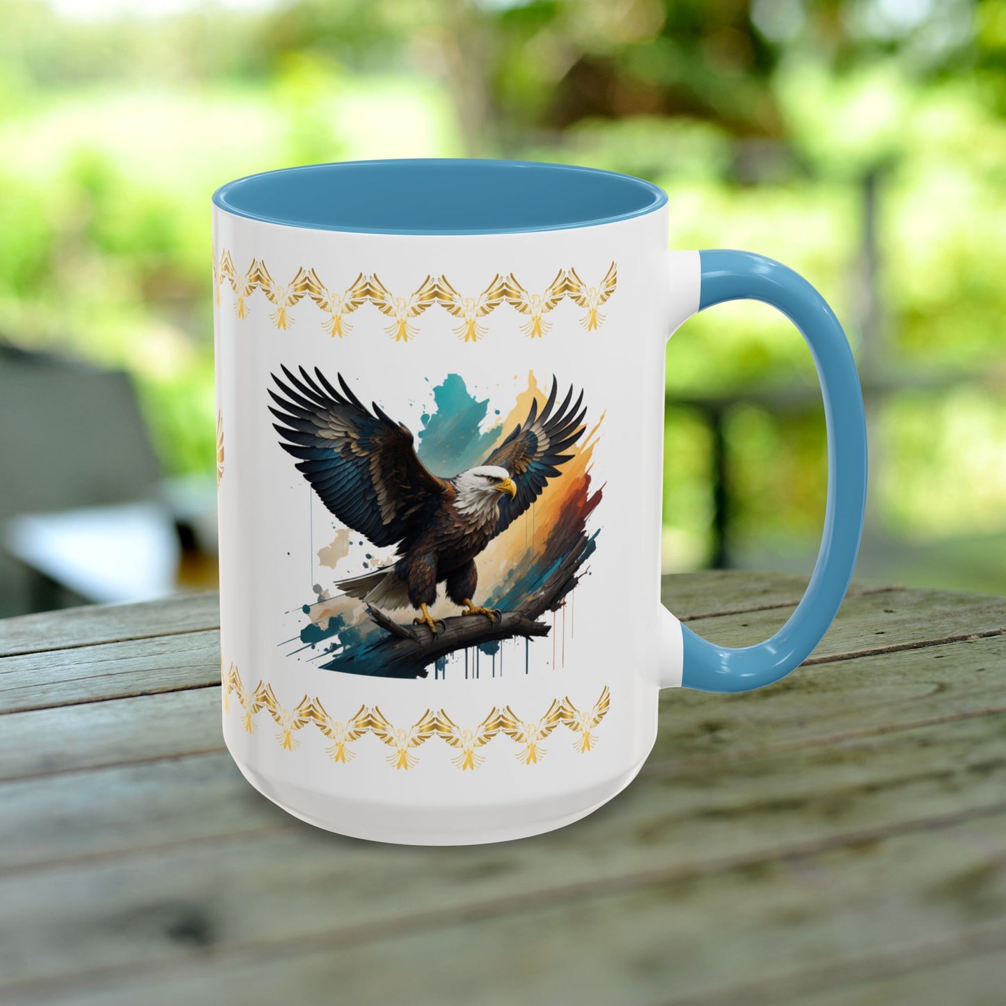 Inspirational Eagle Flight Mug embodying resilience, hope, and empowerment to strengthen your mindset.