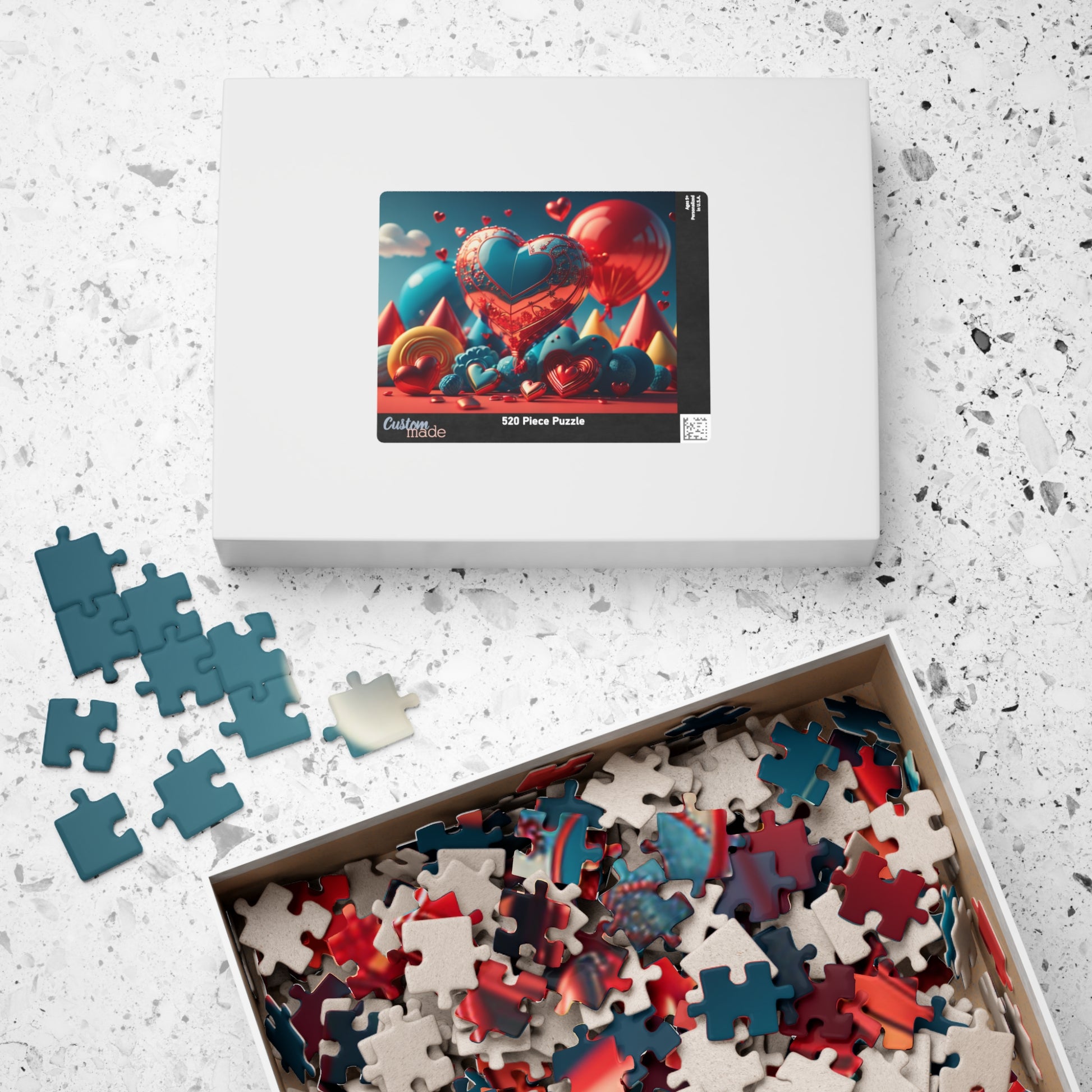 Radiant Heartland: Valentine's Day Puzzle for Self-Care, Emotional Growth, and Personal Empowerment