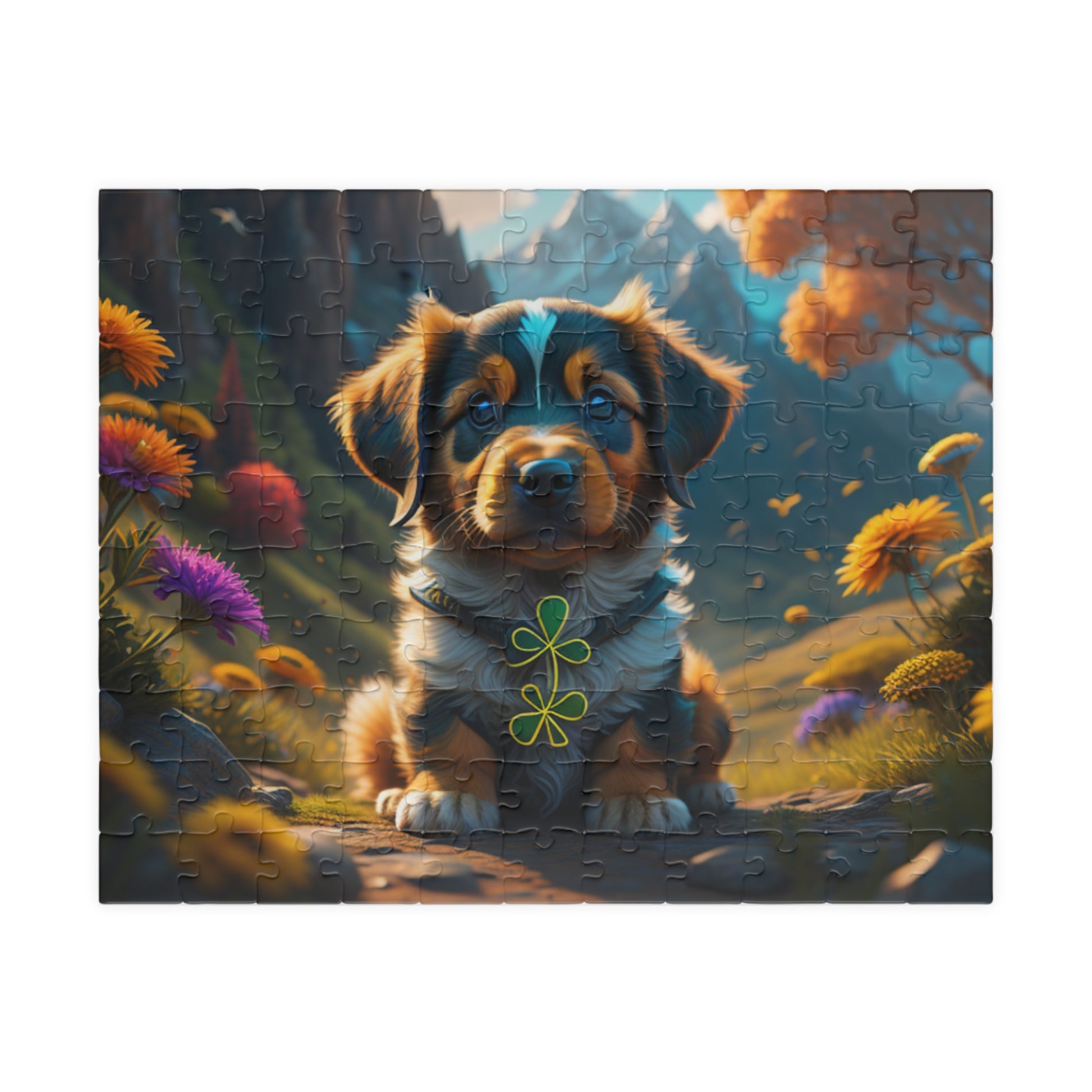 Pup-tastic Serenity - St. Patrick's Day Mental Health Puzzle
