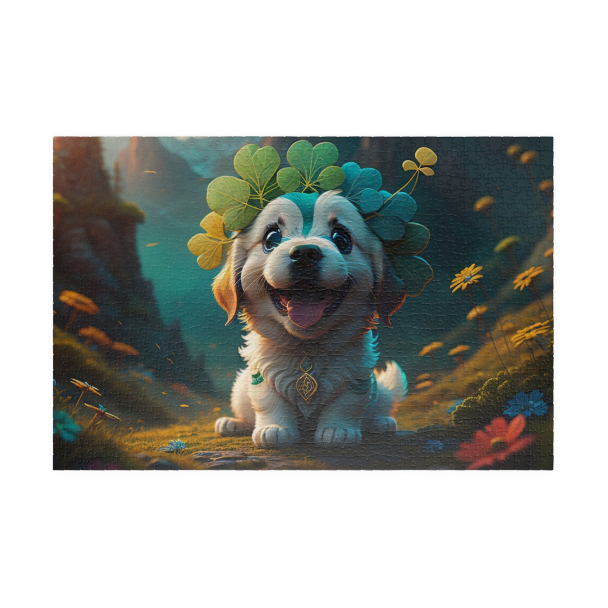 Pawsitive Paddy's Puzzle Parade - St. Patrick's Day Mental Health Puzzle