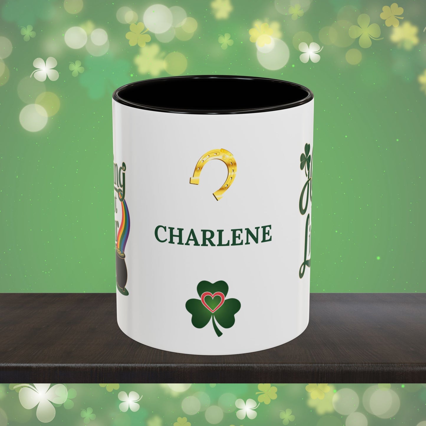 Healing Is Not Linear: Personalized St. Patrick's Day Mug - Add Your Name & Celebrate Strength and Positivity