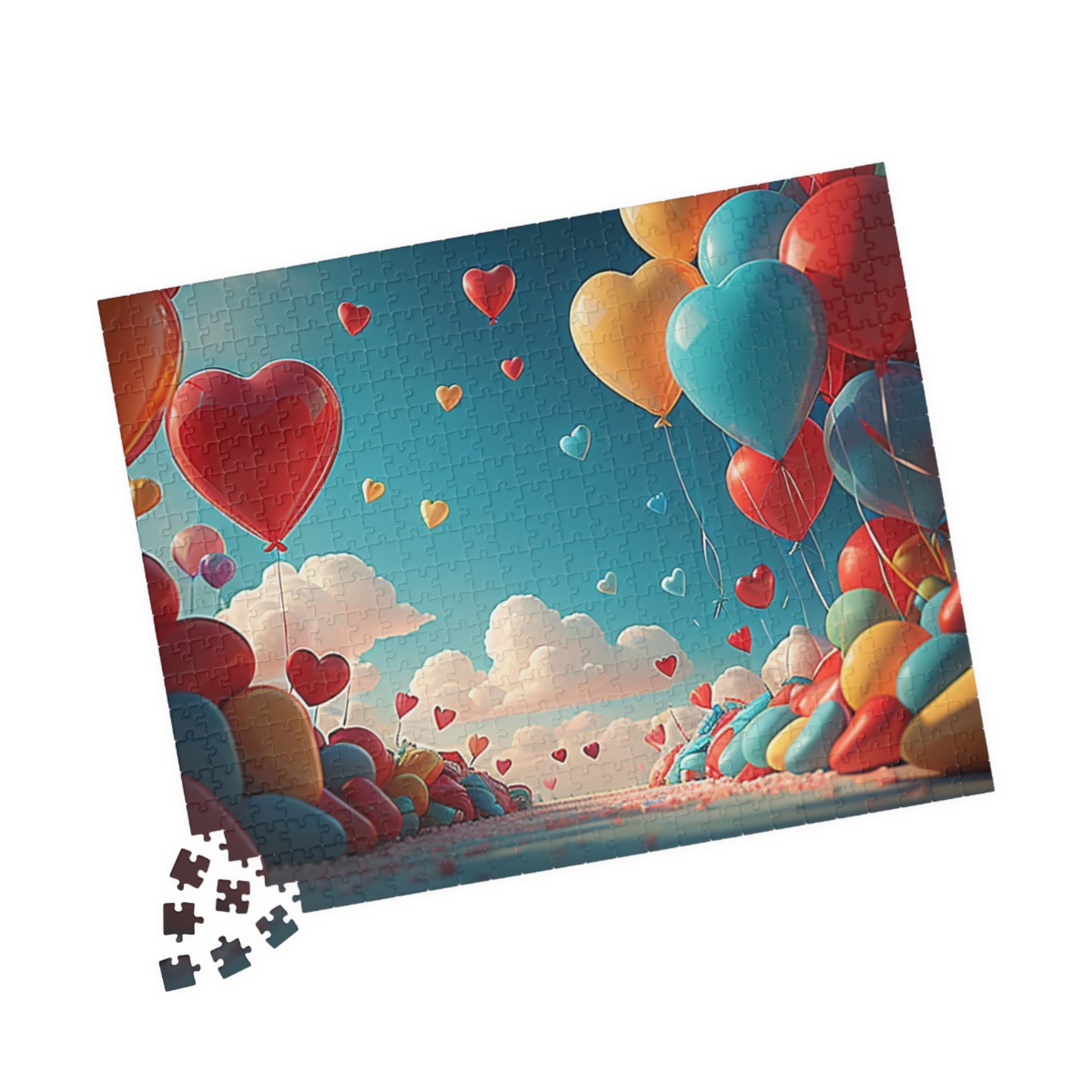 Whimsical Balloon Wonderland: Valentine's Day Puzzle for Self-Care, Emotional Growth, and Personal Empowerment