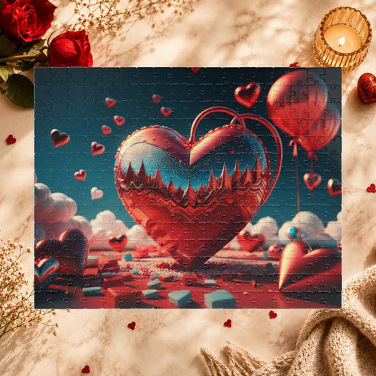 Shop our serene love skies valentines day puzzle featuring the 252 pcs (Horizontal) style option from MySisterIsASurvivor.