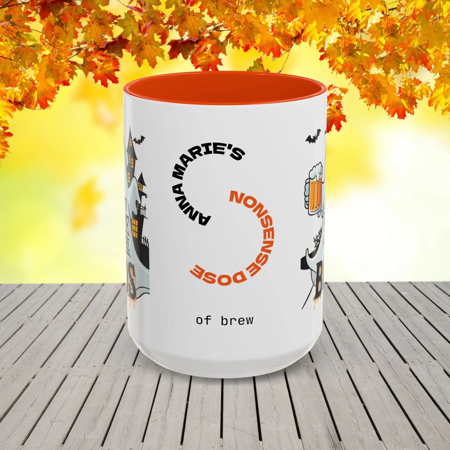 Shop our premium im just here for the boos ceramic mug from MySisterIsASurvivor.