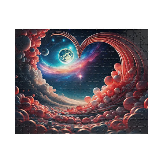 Shop our celestial love valentines day puzzle featuring the 252 pcs (Horizontal) style option from MySisterIsASurvivor.