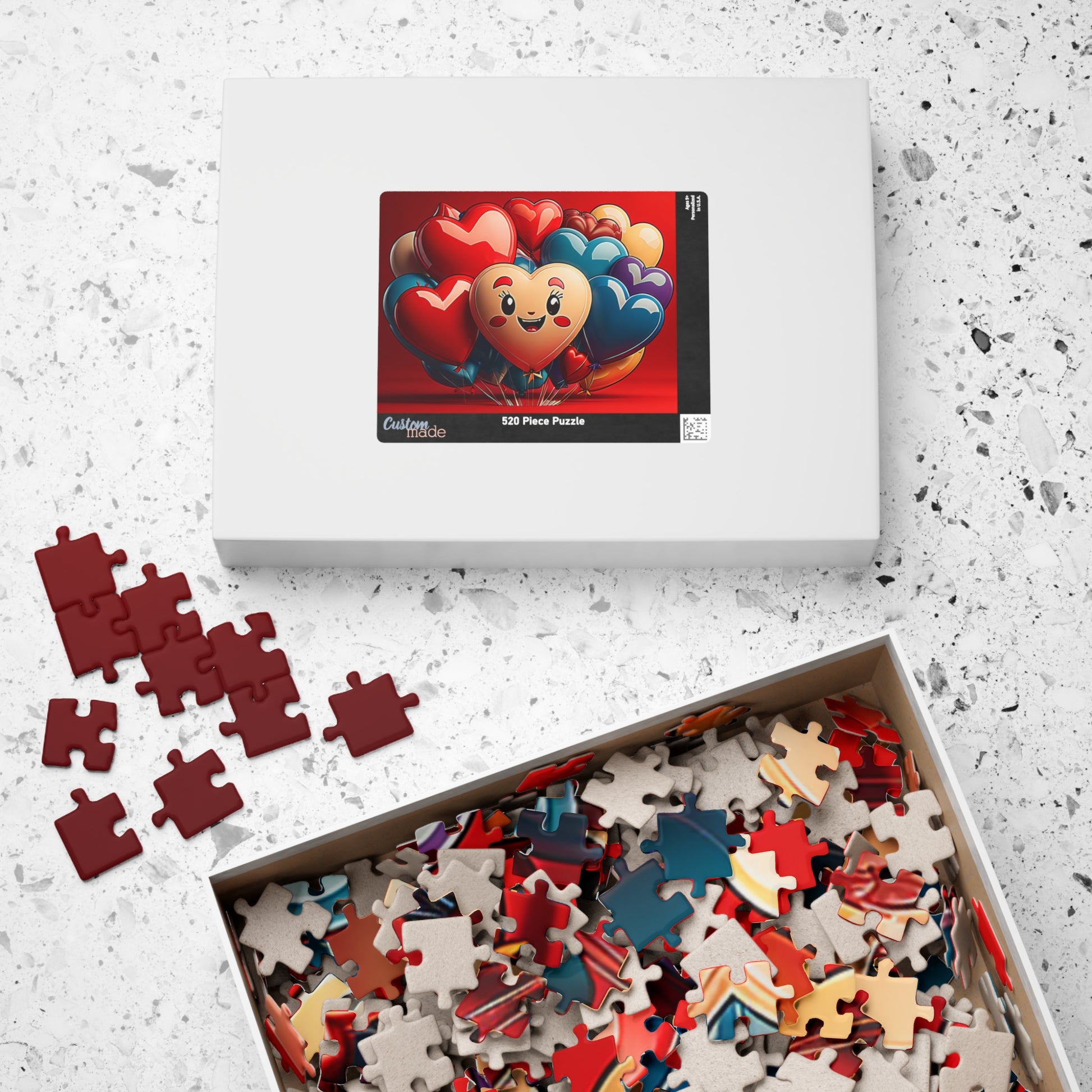 Happy Thoughts Harmony: Valentine's Day Puzzle for Self-Care, Emotional Growth, and Personal Empowerment