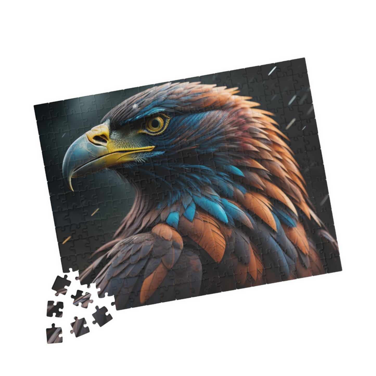 Eagle's Inspiration: Majestic Eagle Puzzle - Symbol of Strength, Freedom, and Resilience