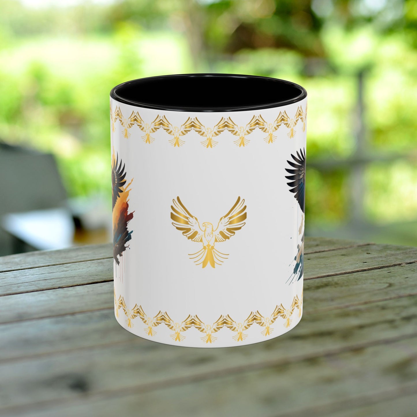 Inspirational Eagle Flight Mug embodying resilience, hope, and empowerment to strengthen your mindset.