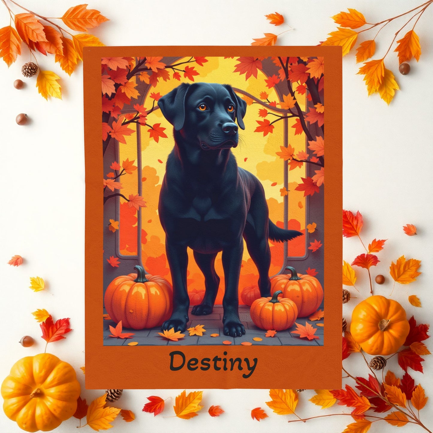 Black Labrador Retriever velveteen plush blanket, custom dog throw for lab parents and pet lovers - MySisterIsASurvivor