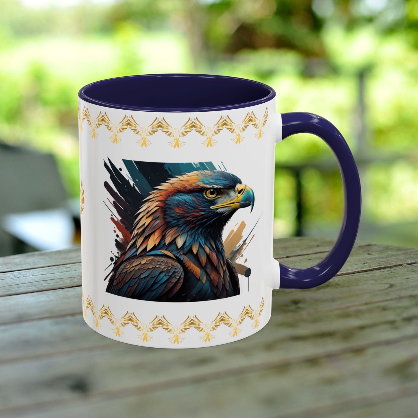 Raptor Resilience Mug with empowerment, strength, and mental wellness to help overcome adversity.