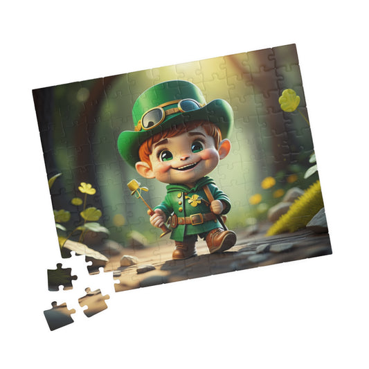 Mindful March Leprechaun - St. Patrick's Day Mental Health Puzzle