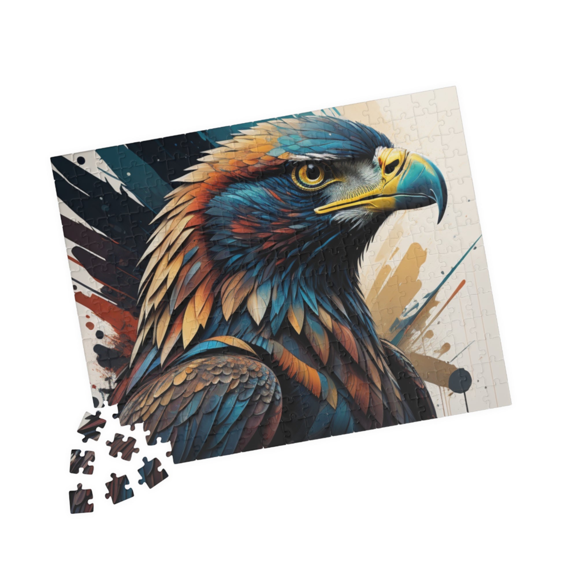 Raptor Resilience: Majestic Eagle Puzzle - Symbol of Strength, Freedom, and Resilience