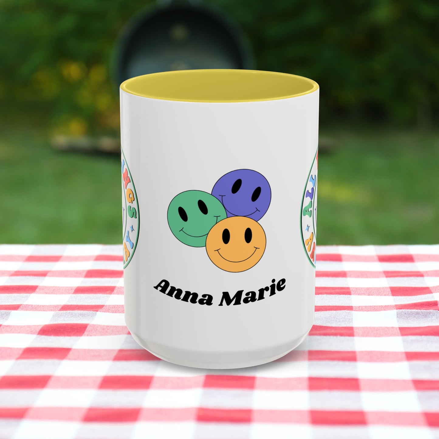 All Feelings Are Okay - Custom Retro Mental Health Affirmation Mug for Self-Care & Emotional Wellness