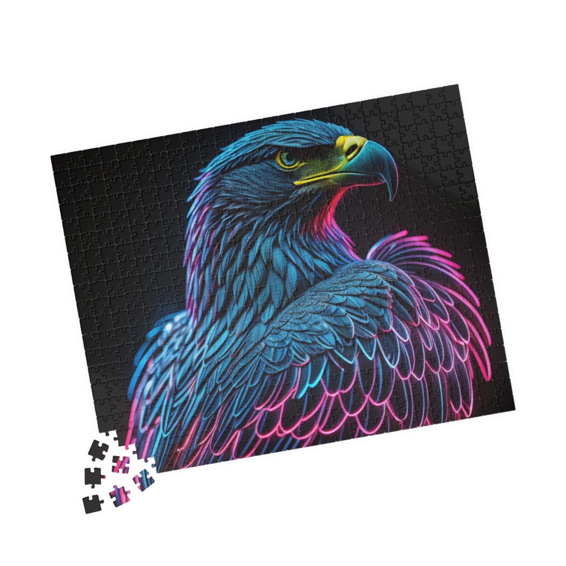 Wings of Resilience: Majestic Eagle Puzzle - Symbol of Strength, Freedom, and Resilience