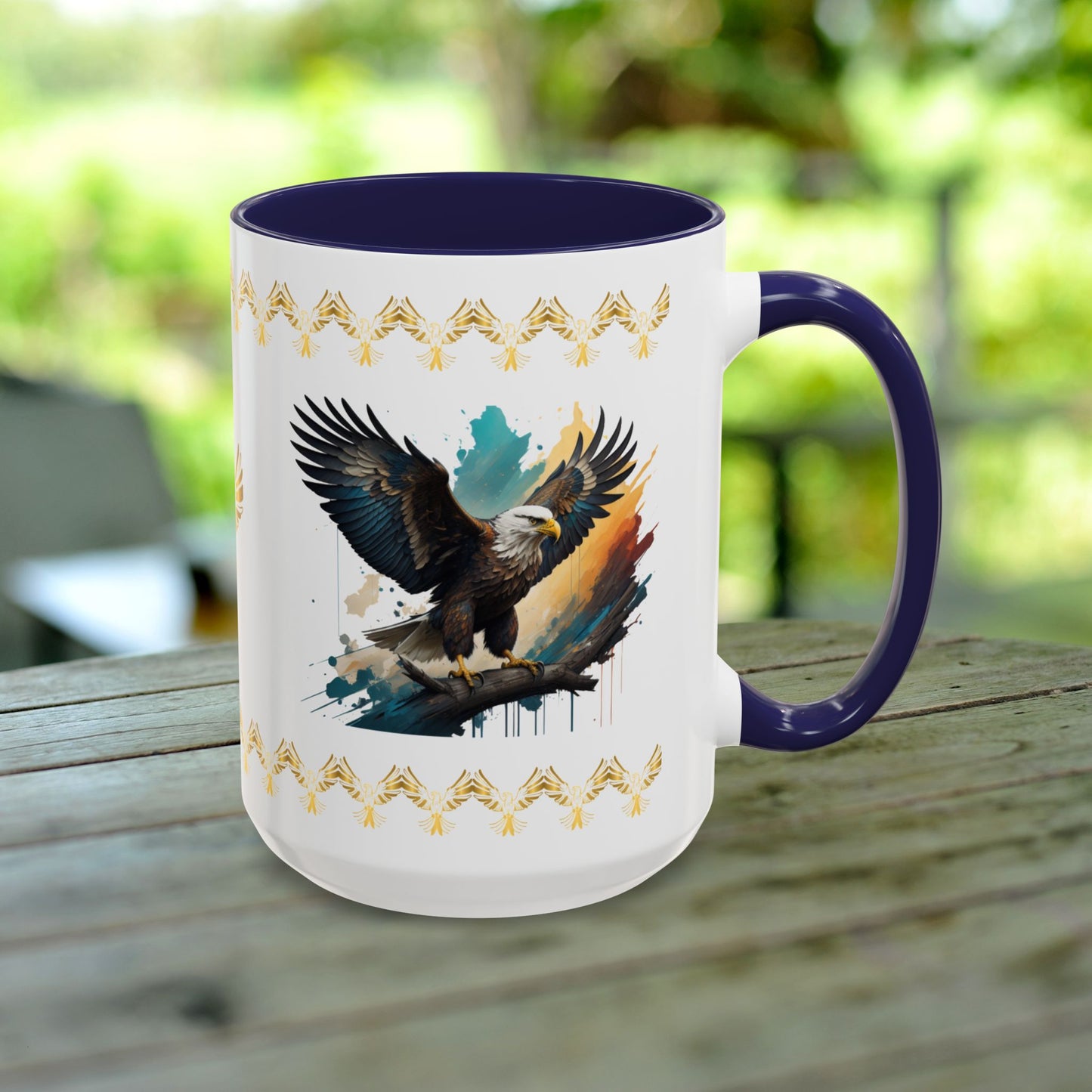 Inspirational Eagle Flight Mug embodying resilience, hope, and empowerment to strengthen your mindset.