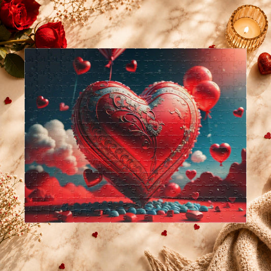 Shop our uplifting heartscape valentines day puzzle featuring the 252 pcs (Horizontal) style option from MySisterIsASurvivor.