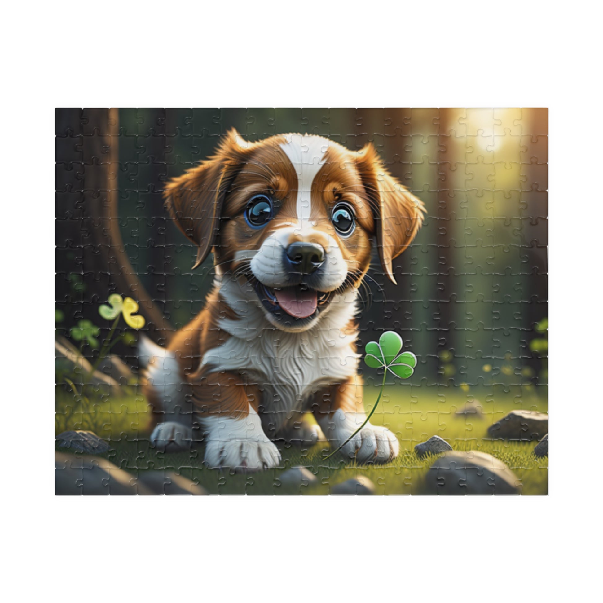 Lucky Leprechaun Pup - St. Patrick's Day Mental Health Puzzle