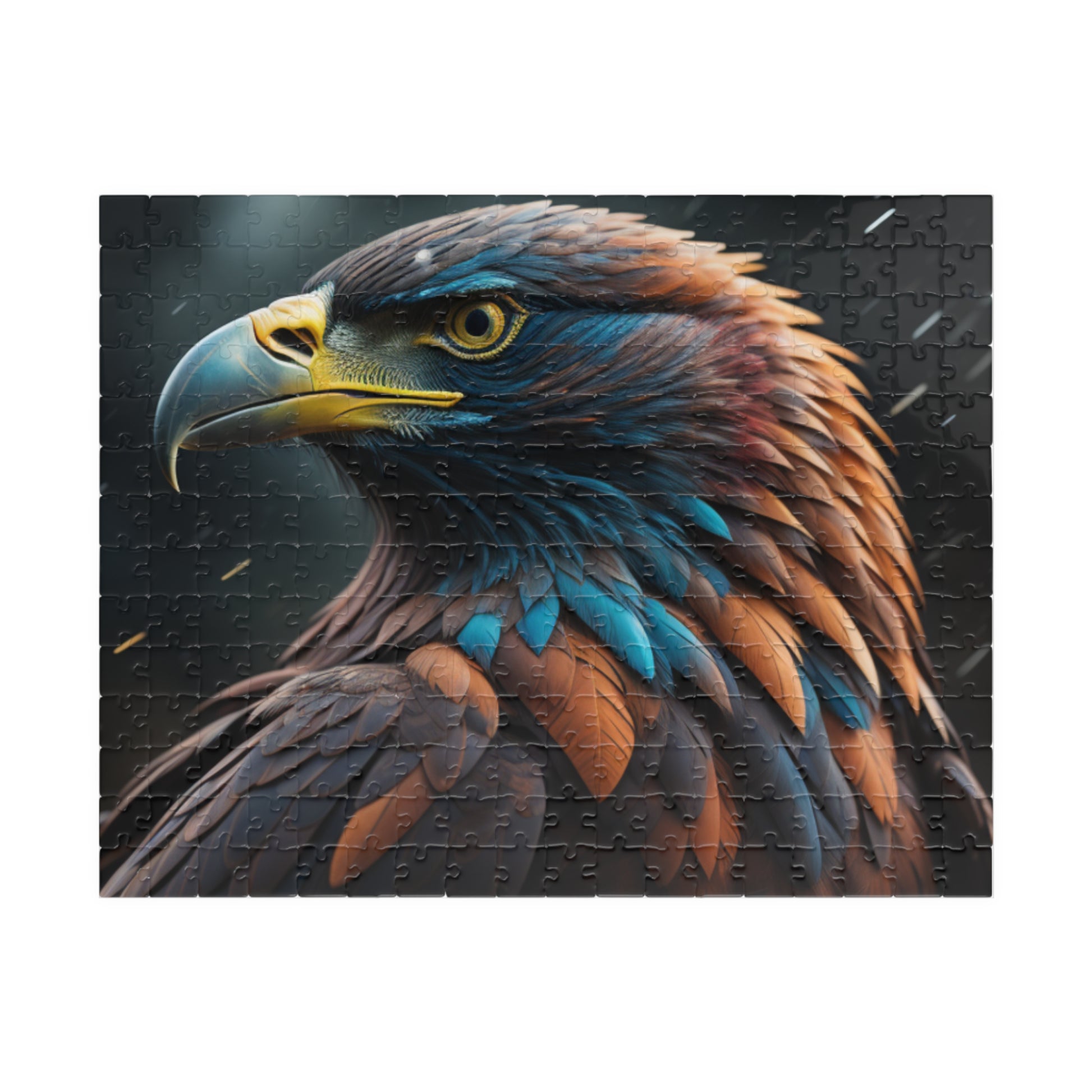 Eagle's Inspiration: Majestic Eagle Puzzle - Symbol of Strength, Freedom, and Resilience