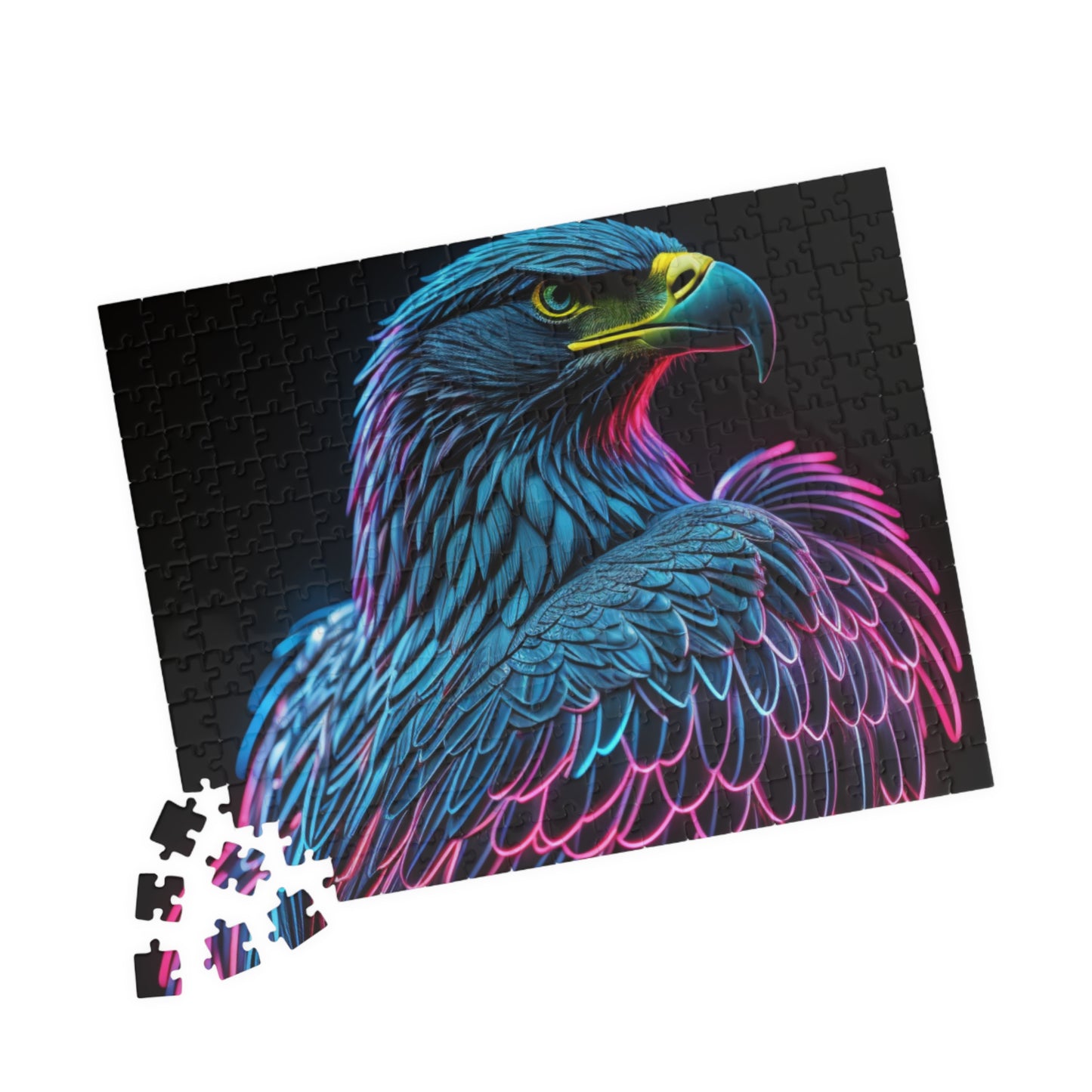 Wings of Resilience: Majestic Eagle Puzzle - Symbol of Strength, Freedom, and Resilience