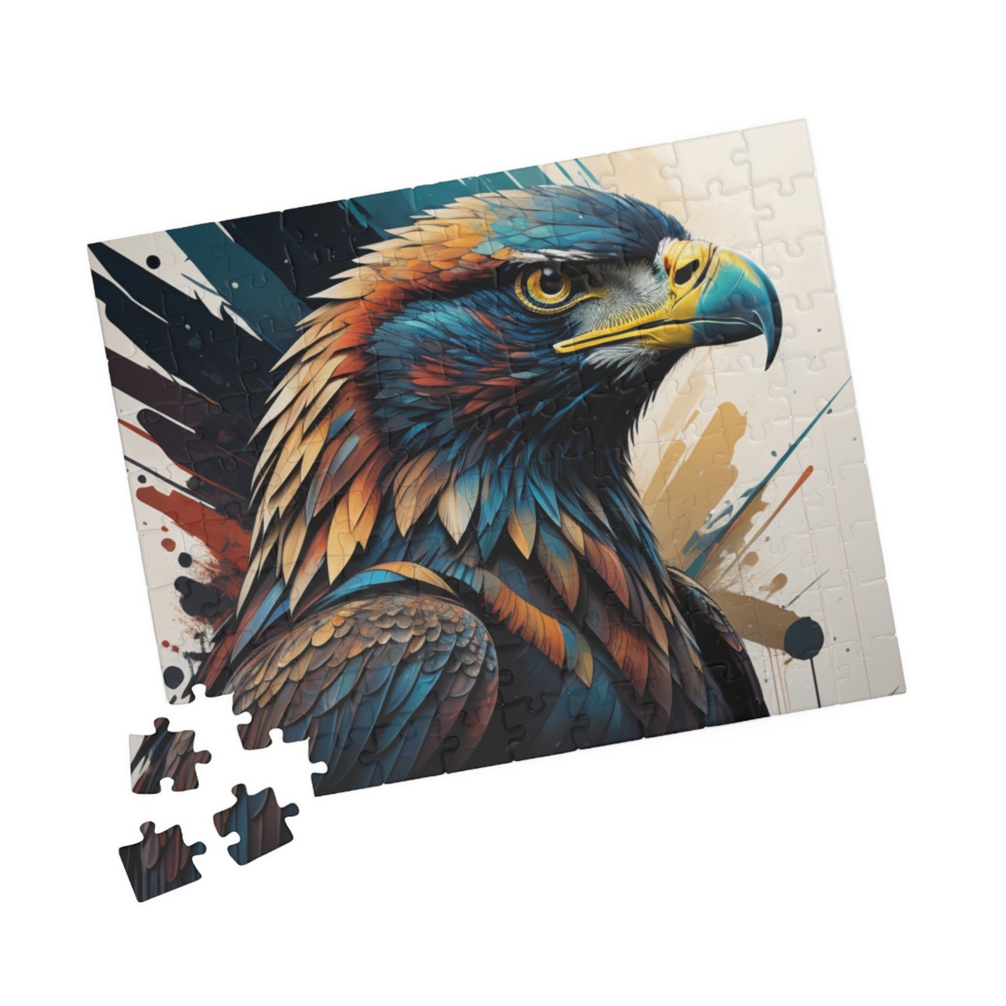 Raptor Resilience: Majestic Eagle Puzzle - Symbol of Strength, Freedom, and Resilience