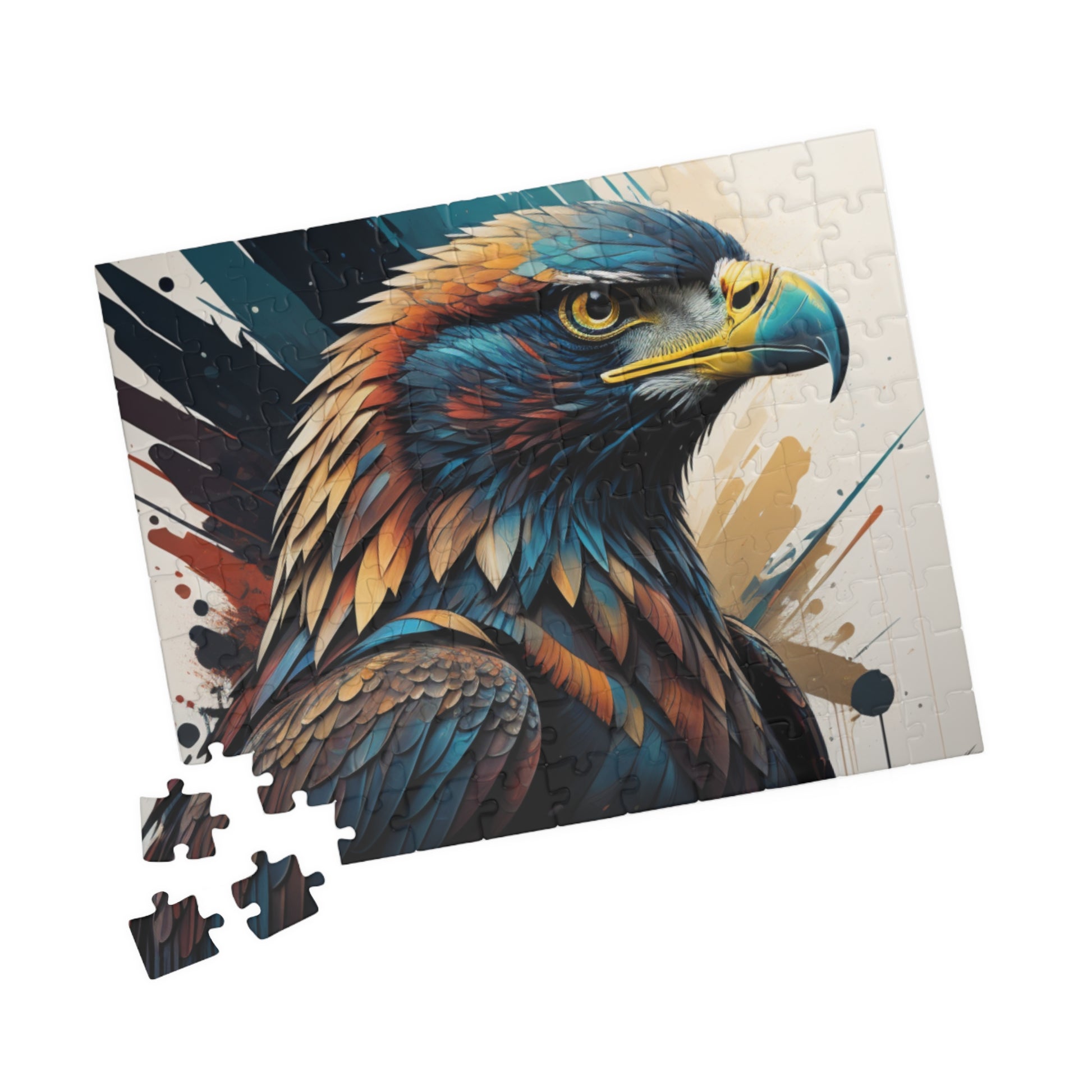Raptor Resilience: Majestic Eagle Puzzle - Symbol of Strength, Freedom, and Resilience