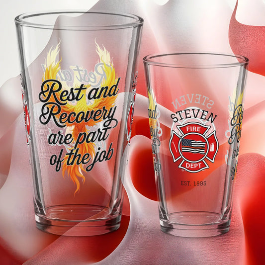 Shop our premium firefighter support pint rest and recovery from MySisterIsASurvivor.