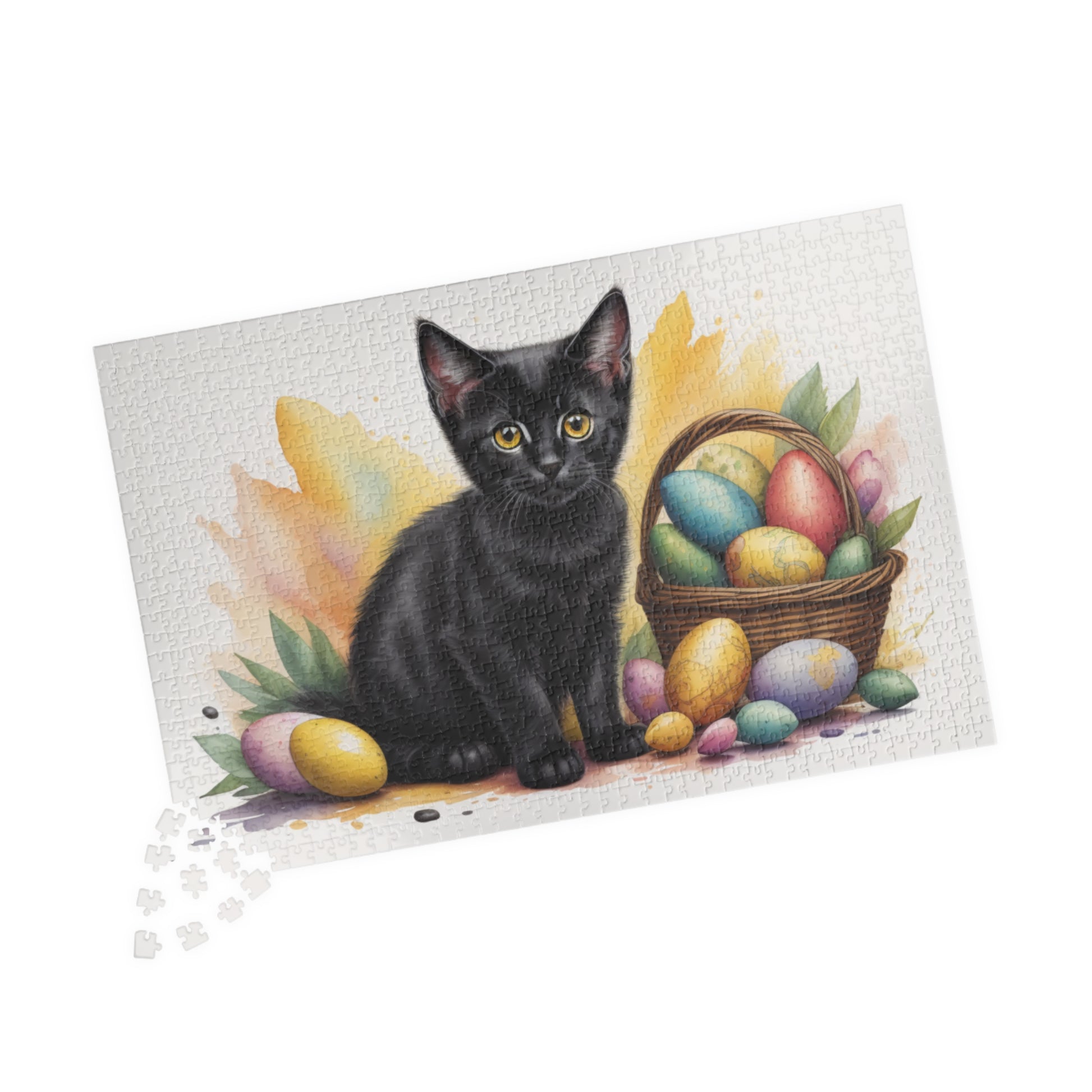 Bombay Easter Kitten Puzzle - Cat Lovers, Mental Health Benefits, Holiday Fun, Mindfulness, Stress Relief, Festive Gift