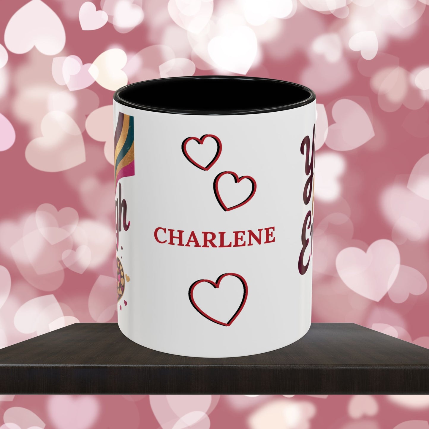 You Are Enough: Personalized Valentine's Day Affirmation Mug – Inspiring Positivity and Emotional Wellness, 11oz or 15oz