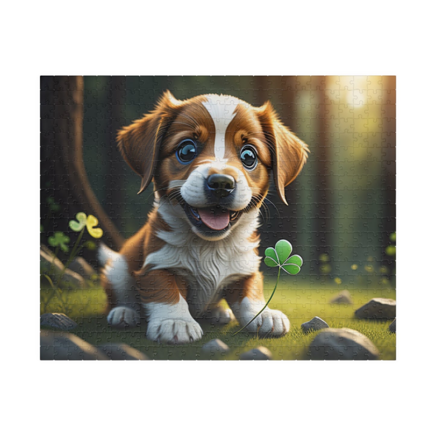 Lucky Leprechaun Pup - St. Patrick's Day Mental Health Puzzle