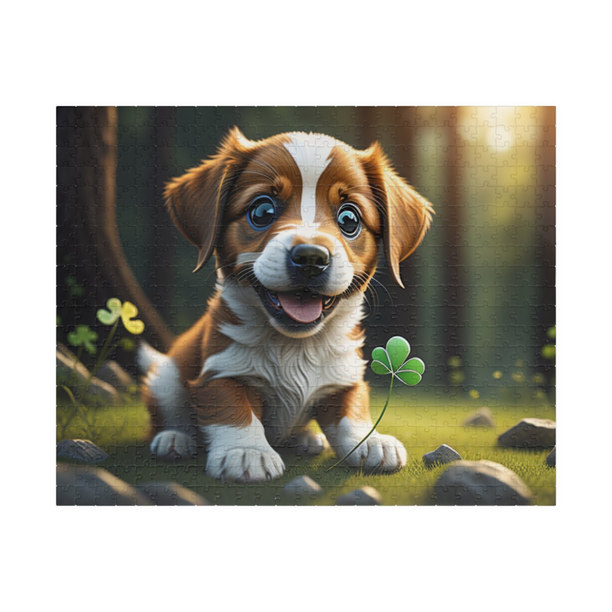 Lucky Leprechaun Pup - St. Patrick's Day Mental Health Puzzle