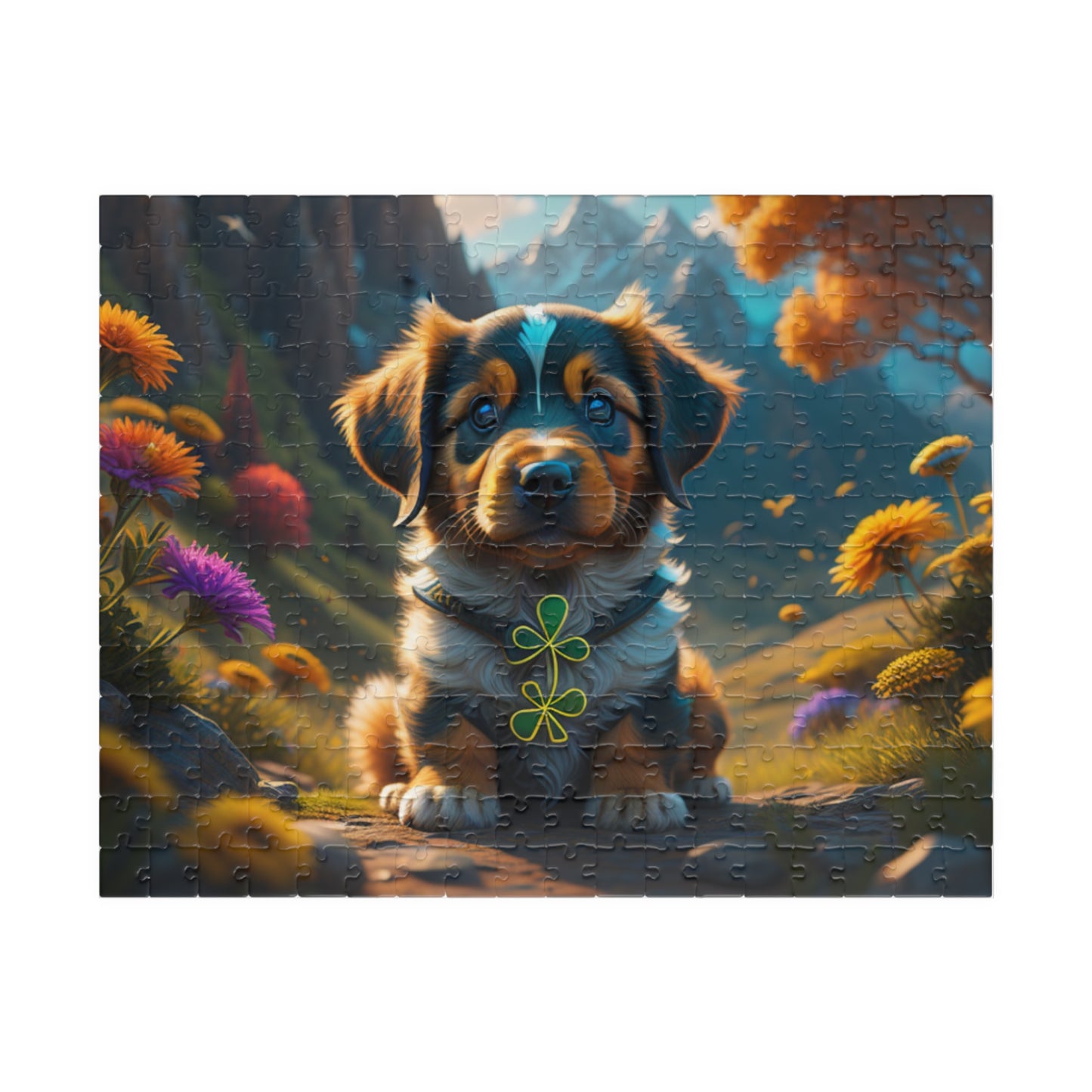 Pup-tastic Serenity - St. Patrick's Day Mental Health Puzzle
