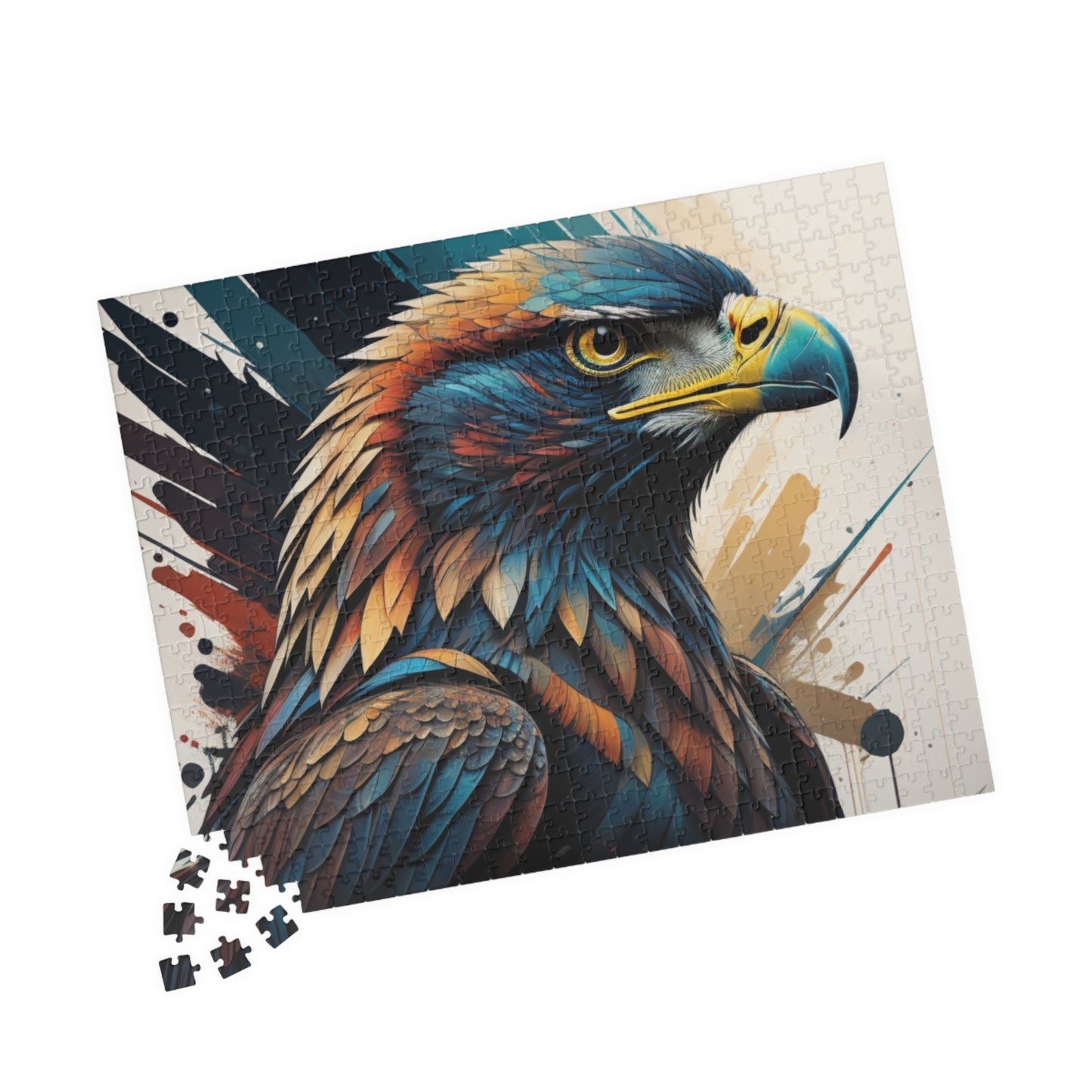 Raptor Resilience: Majestic Eagle Puzzle - Symbol of Strength, Freedom, and Resilience