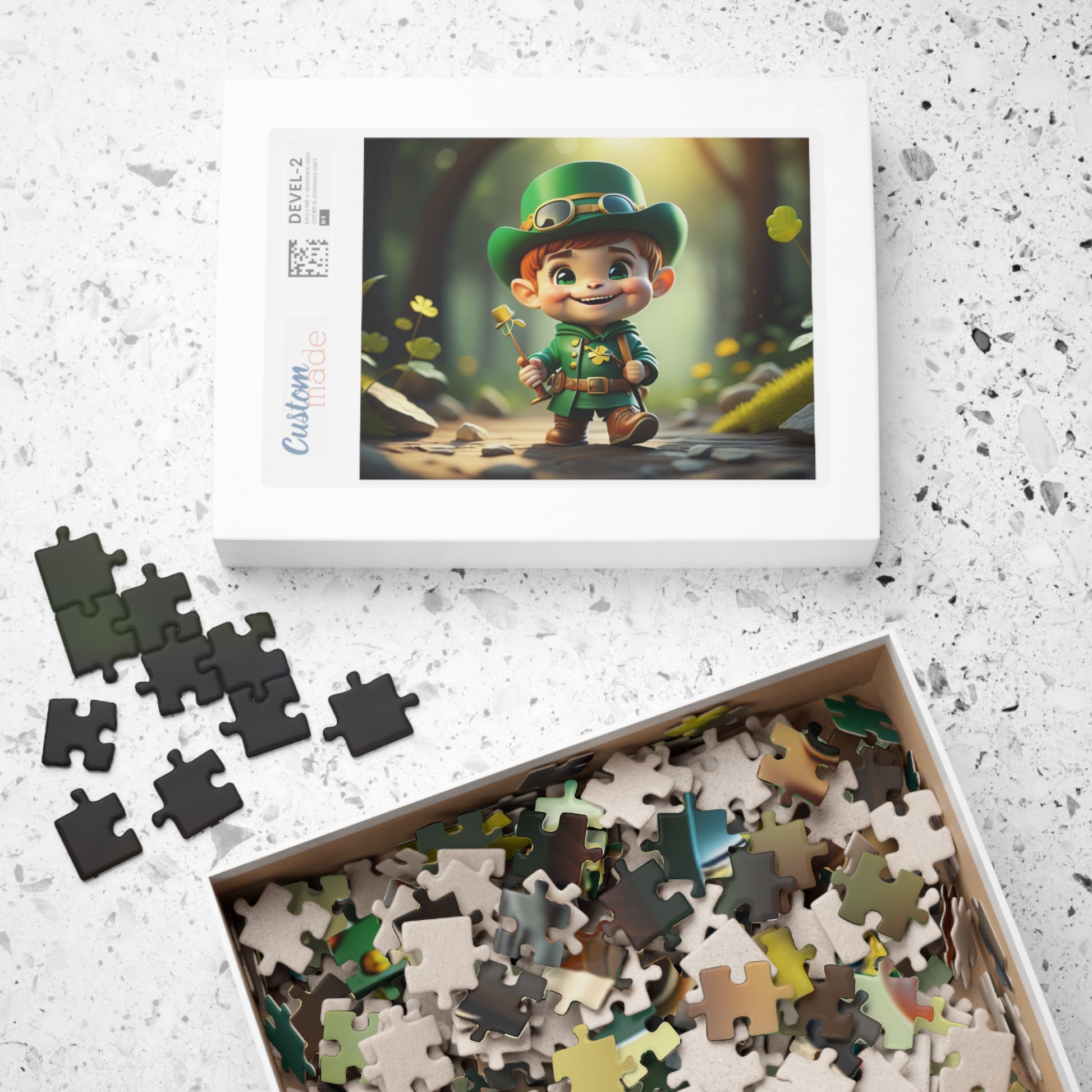 Mindful March Leprechaun - St. Patrick's Day Mental Health Puzzle