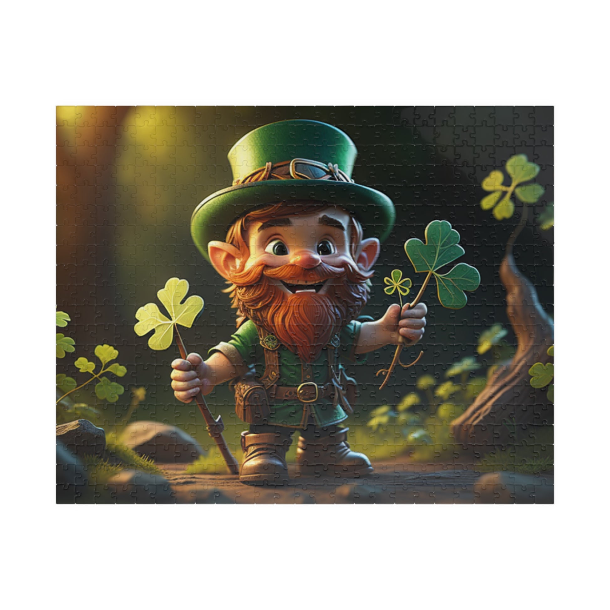 Lucky Leaf Labyrinth - St. Patrick's Day Mental Health Puzzle