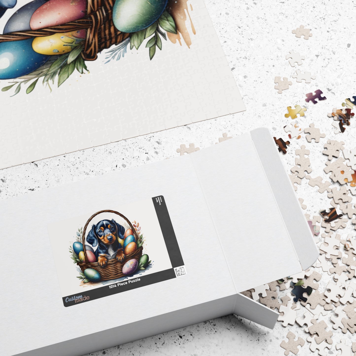 Dachshund Easter Puppy Puzzle - Dog Lovers, Mental Health Benefits, Holiday Fun, Mindfulness, Stress Relief, Festive Gift