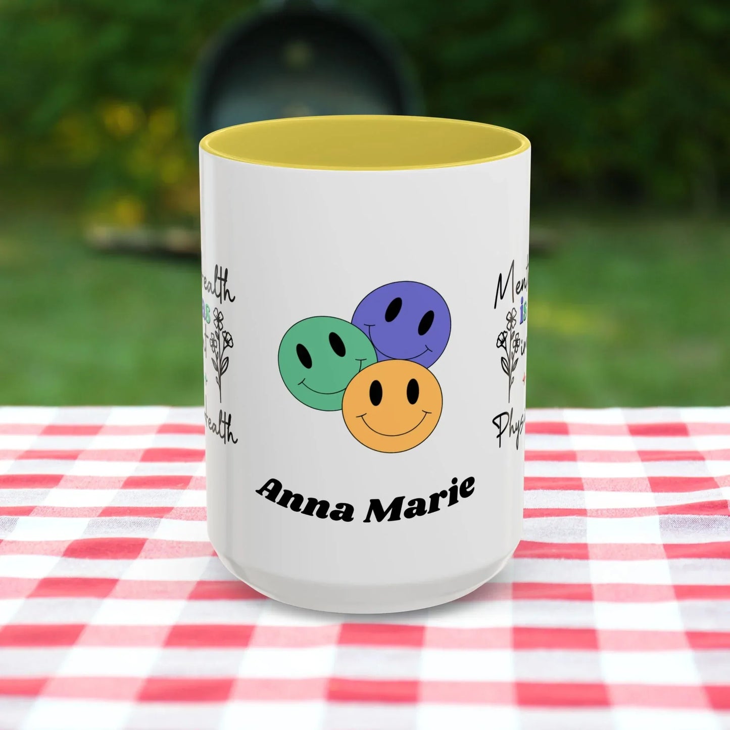 Shop our premium mental health is just as important as physical health ceramic mug 11oz 15oz from MySisterIsASurvivor.