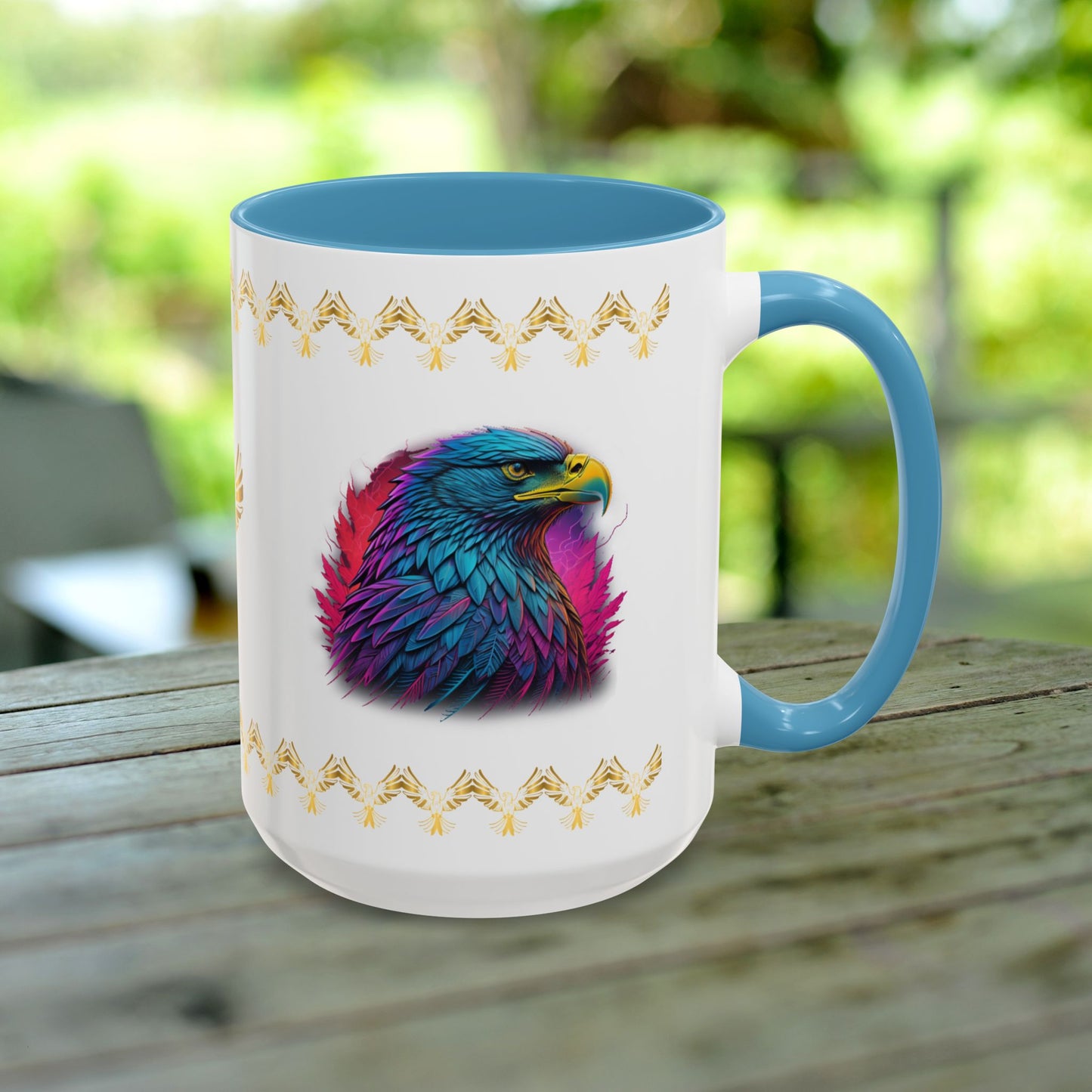 Triumphant Talons Mug showcasing hope, strength, and resilience for empowering your mental health journey.