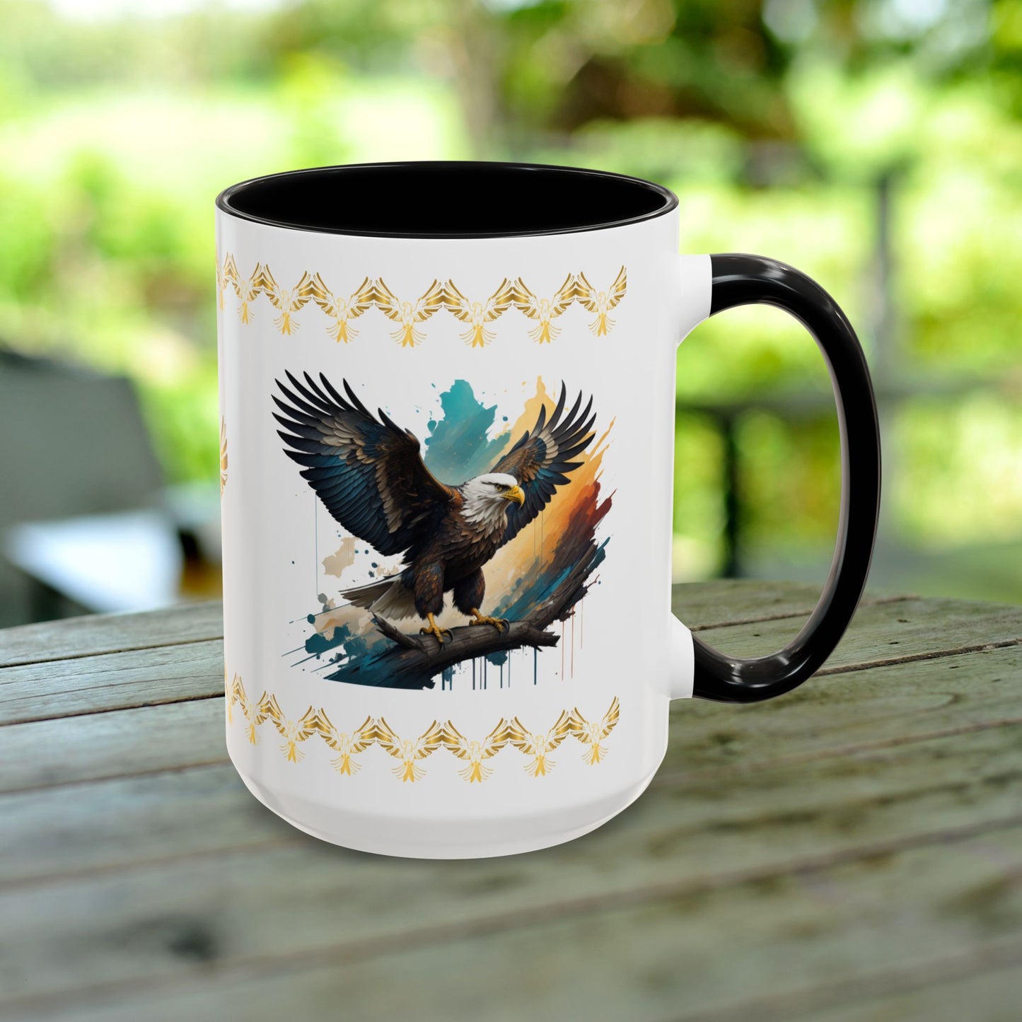 Inspirational Eagle Flight Mug embodying resilience, hope, and empowerment to strengthen your mindset.