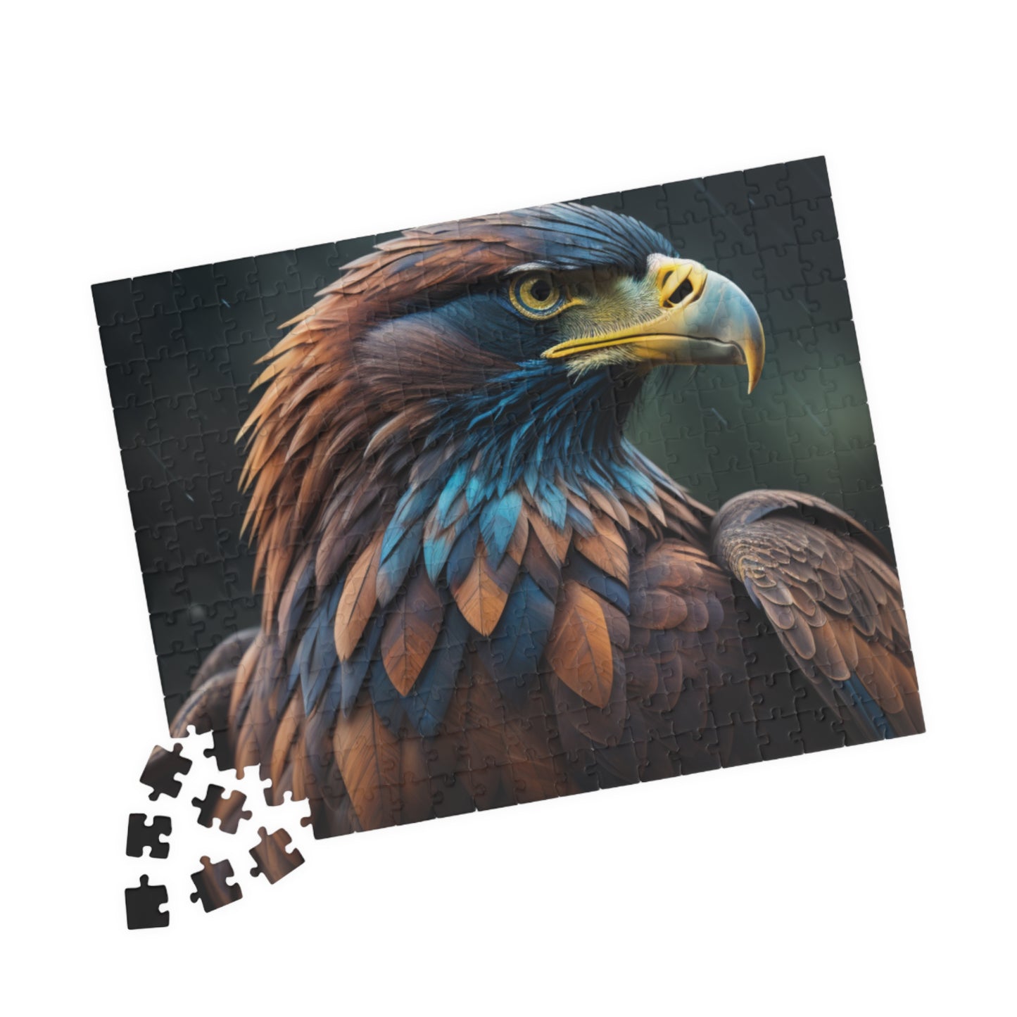 Feathers of Resilience: Majestic Eagle Puzzle - Symbol of Strength, Freedom, and Resilience