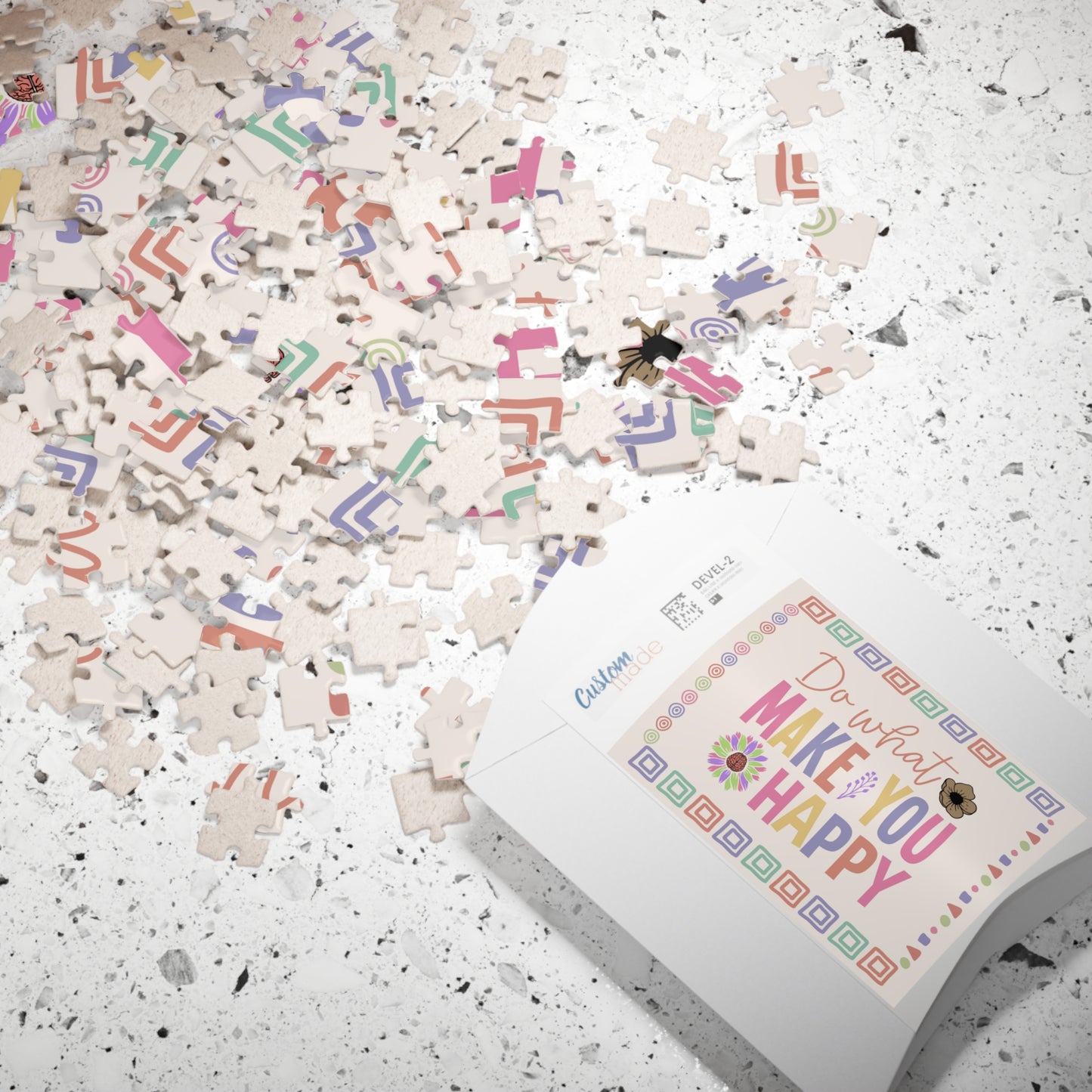 Do What Make You Happy - Mental Health Quote Puzzle