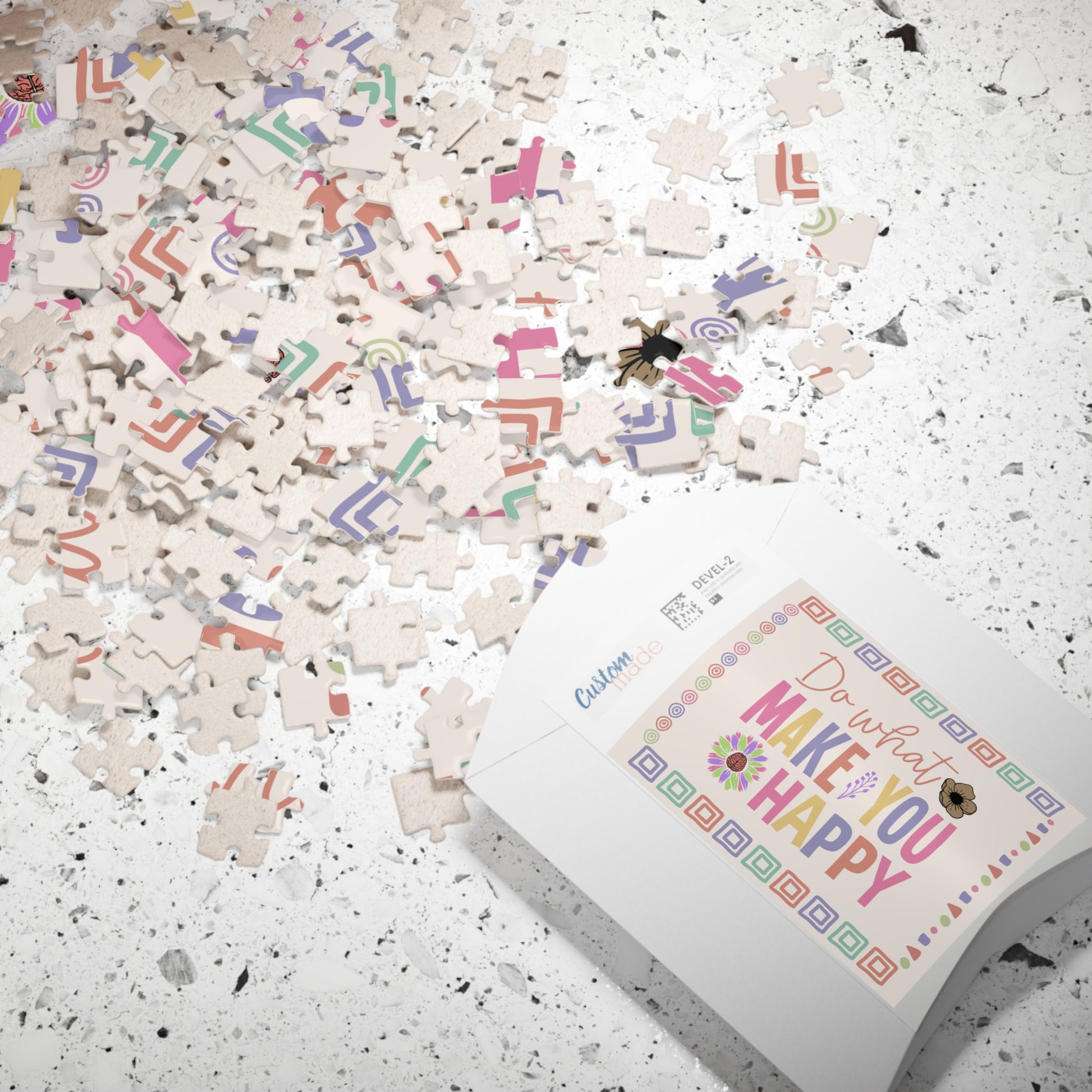 Do What Make You Happy - Mental Health Quote Puzzle