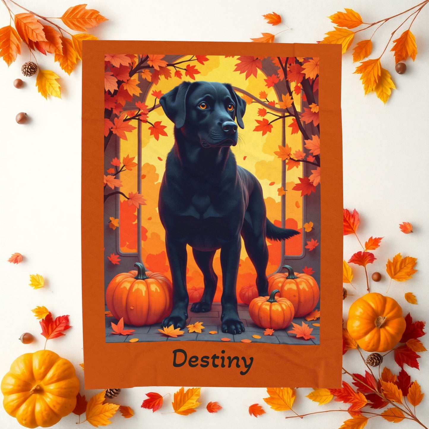 Black Labrador Retriever velveteen plush blanket, custom dog throw for lab parents and pet lovers - MySisterIsASurvivor