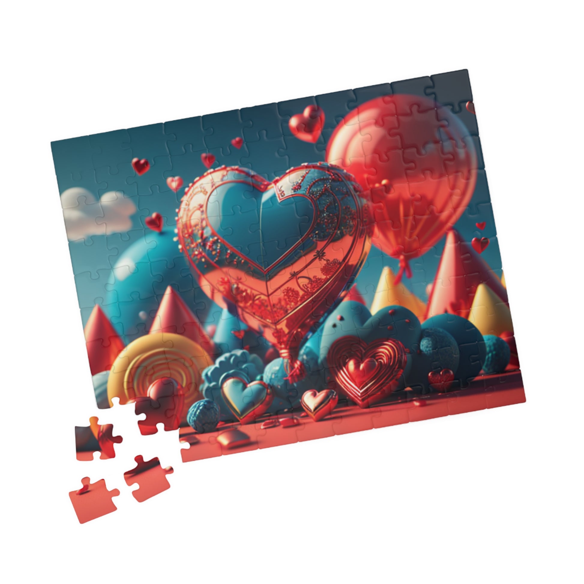 Radiant Heartland: Valentine's Day Puzzle for Self-Care, Emotional Growth, and Personal Empowerment
