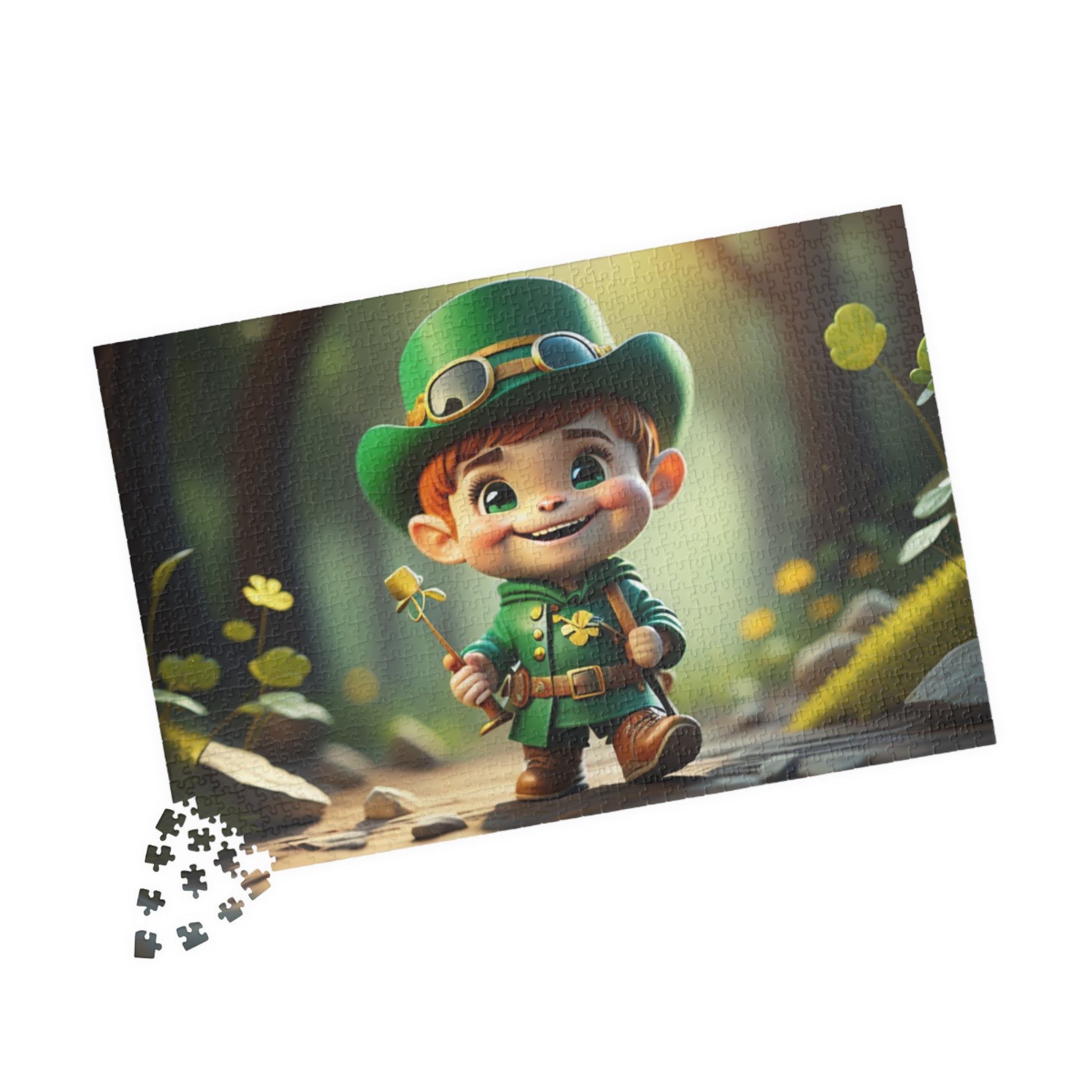Mindful March Leprechaun - St. Patrick's Day Mental Health Puzzle